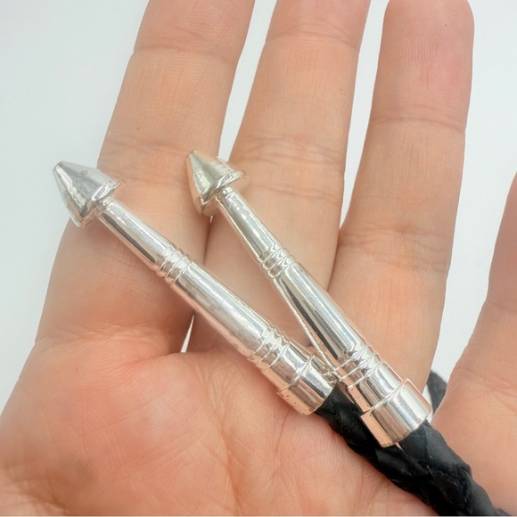 Montana Silversmiths Engraved Silver Bolo Tie - Picture 11 of 15